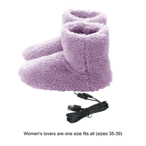Cozy USB Electric Foot Warmer - Soft Fleece Heating Pad for Ultimate Winter Comfort, Washable & Ideal for Home or Bedroom