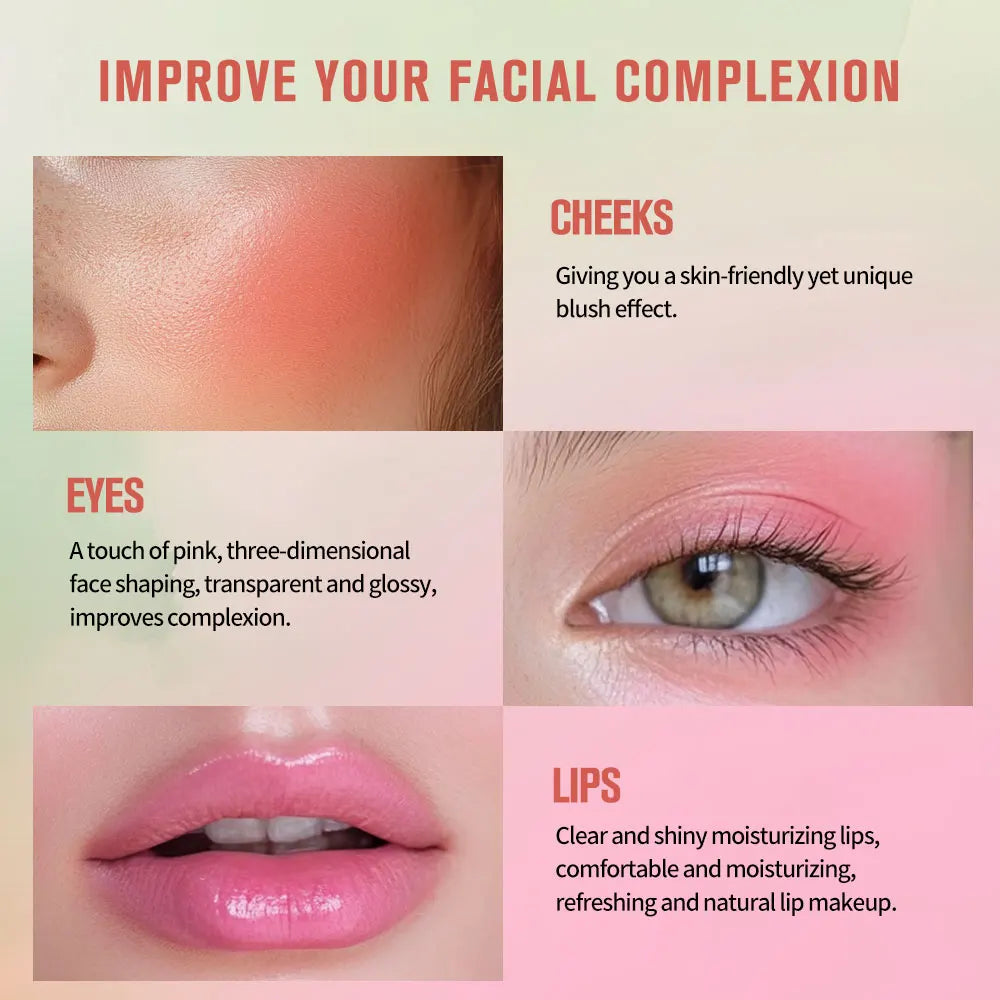 3-in-1 Tinted Makeup Stick – Cheek, Lip & Eye Color
