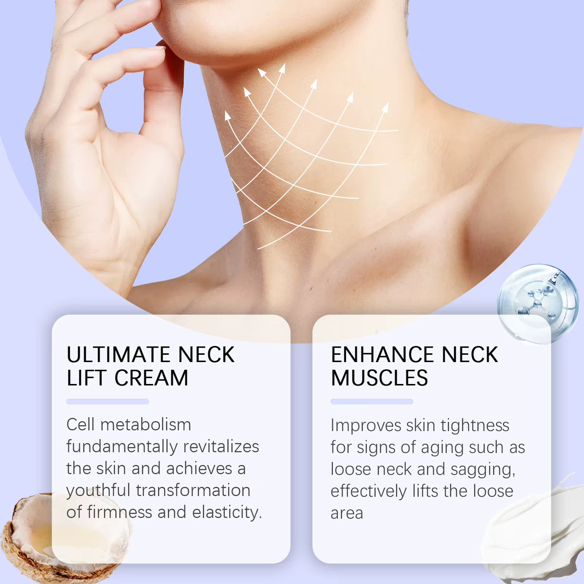 Revitalize Your Neck: Ultimate Firming & Rejuvenating Moisturizing Lift Cream