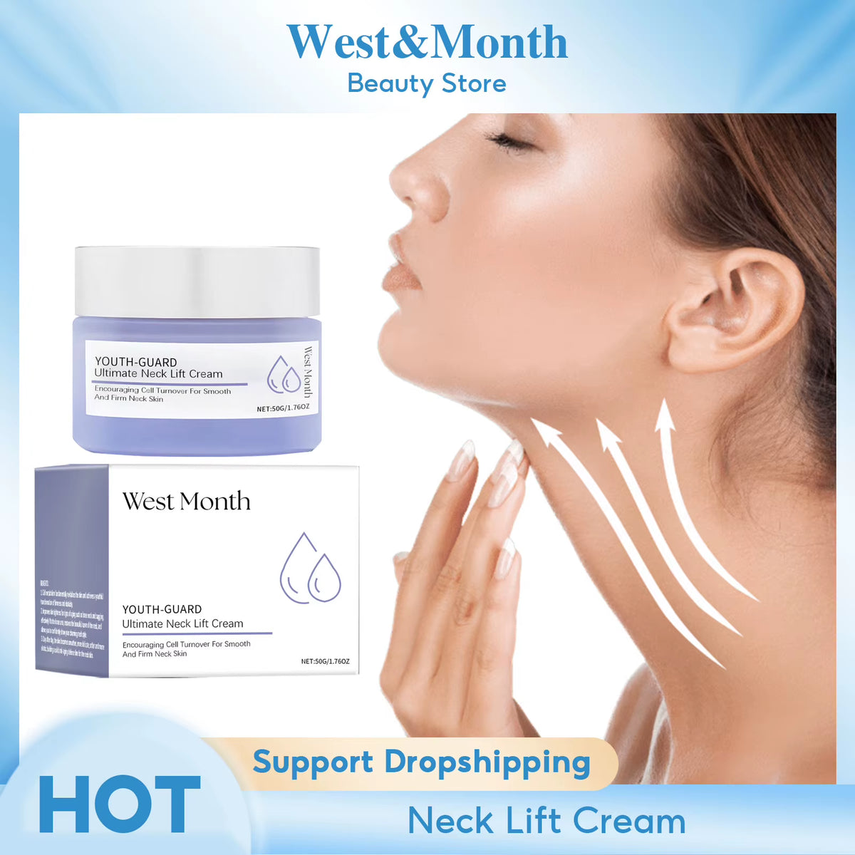 Revitalize Your Neck: Ultimate Firming & Rejuvenating Moisturizing Lift Cream